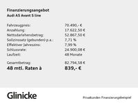 Neu Audi A5 Sport 367 PS (269 kW) 2025 Gletscherweiß metallic Kombi