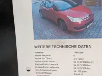 Używany Citroën C4 88 KM (64 kW) 2004 Czerwony Coupe