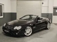 Gebraucht Mercedes SL55 AMG AMG 517 PS (380 kW) 2007 Obsidianschwarz Cabrio