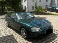 Gebraucht Mazda MX5 110 PS (80 kW) 1998 Grün Cabrio