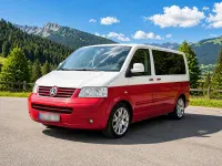 Second-hand VW T5 174 CP (127 kW) 2007 Roșu Van