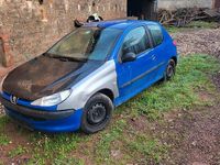 Gebraucht Peugeot 206 90 PS (66 kW) 2000 Blau Kleinwagen