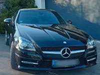 Gebraucht Mercedes SLK200 AMG line 184 PS (135 kW) 2014 Schwarz Cabrio