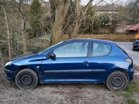 Gebraucht Peugeot 206 60 PS (44 kW) 2000 Blau Kleinwagen