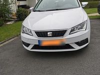 Usata Seat Leon 110 CV (80 kW) 2017 Bianco Berlina