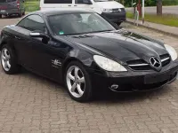 Usata Mercedes SLK200 163 CV (119 kW) 2004 Nero Cabrio