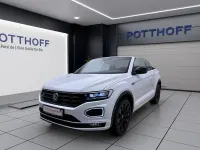 Gebraucht VW T-Roc Cabriolet R-line 150 PS (110 kW) 2021 Weiß Cabrio