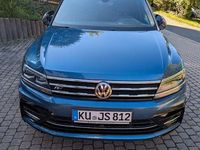 Gebraucht VW Tiguan Allspace R-line 200 PS (147 kW) 2021 Blau SUV