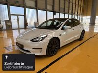Gebraucht Tesla Model 3 Performance 377 kW (513 PS) 2021 Weiß Limousine