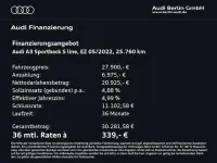 Gebraucht Audi A3 Sportback e-tron S-Line 204 PS (150 kW) 2022 Gletscherweiß metallic Kleinwagen