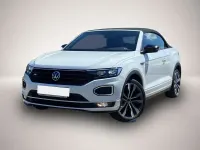 Gebraucht VW T-Roc Cabriolet R-line 150 PS (110 kW) 2021 Weiß Cabrio