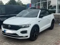 Gebraucht VW T-Roc Cabriolet R-line 150 PS (110 kW) 2021 Weiß Cabrio