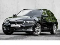 Gebraucht BMW 320e Sport Line 204 PS (150 kW) 2022 Schwarz Kombi