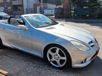 Gebraucht Mercedes SLK350 272 PS (200 kW) 2005 Silber Cabrio