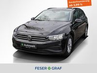 Gebraucht VW Passat Basis 122 PS (89 kW) 2022 Schwarz Kombi