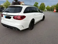 Gebraucht Mercedes C220 AMG line 194 PS (142 kW) 2019 Weiß Kombi