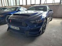 gebraucht Ford Mustang Cabrio 2.3 Eco Boost Leder Navi Blau