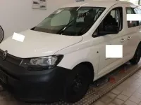 Gebraucht VW Caddy Basis 122 PS (89 kW) 2022 Weiß Van / Kleinbus