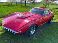 Second-hand Corvette C3 250 CP (183 kW) 1972 Roșu Cabrio