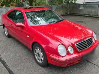 Gebraucht Mercedes CLK200 184 PS (135 kW) 1997 Rot Coupé
