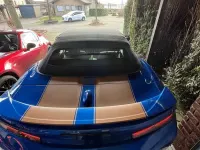 Gebraucht Chevrolet Camaro 453 PS (333 kW) 2017 Blau Cabrio