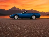 Gebraucht Corvette C4 305 PS (224 kW) 1992 Blau Cabrio