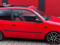 Brugt VW Lupo 50 HK (36 kW) 1999 Rød Hatchback