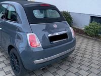 gebraucht Fiat 500C Cabrio Grau Schwarz mit TÜV | Reifen + Felgen NEU