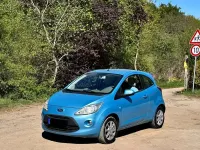Second-hand Ford Ka 69 CP (50 kW) 2010 Albastru Hatchback