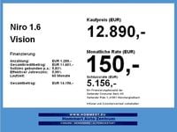 Gebraucht Kia Niro Vision 141 PS (103 kW) 2017 Ozean blau (metallic) SUV