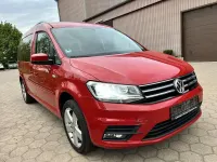 Second-hand VW Caddy Maxi S 150 CP (110 kW) 2017 Roșu Monovolum