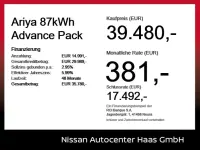 Gebraucht Nissan Ariya Advance 177 kW (242 PS) 2025 Aurora green SUV