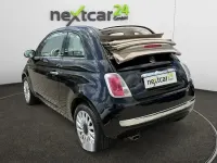 Gebraucht Fiat 500 Lounge 69 PS (50 kW) 2013 Schwarz metallic Cabrio