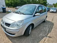 Gebraucht Renault Scénic II Authentique 103 PS (75 kW) 2008 Silber Van / Kleinbus