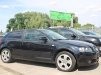 Gebraucht Audi A3 Attraction 102 PS (75 kW) 2007 Phantomschwarz perleffekt Kleinwagen