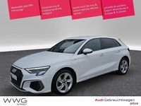 Gebraucht Audi A3 Sportback e-tron S-Line 150 PS (110 kW) 2022 Weiß Kleinwagen