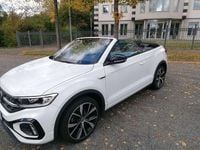 Gebraucht VW T-Roc Cabriolet R-line 150 PS (110 kW) 2023 Weiß Cabrio