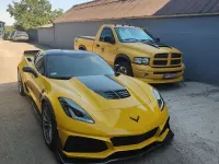 Second-hand Corvette Z06 659 CP (484 kW) 2016 Galben Cabrio