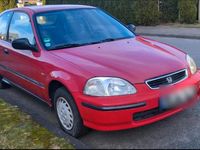 Gebraucht Honda Civic 1997 Rot Kleinwagen
