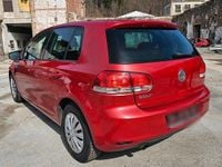 Gebraucht VW Golf VI 105 PS (77 kW) 2011 Rot Kleinwagen