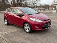 Gebraucht Ford Fiesta Titanium 82 PS (60 kW) 2010 Rot Kleinwagen