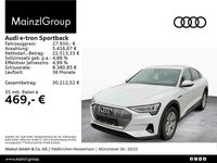 Gebraucht Audi e-tron Sportback Comfort 230 kW (313 PS) 2022 Weiß SUV