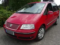 Gebraucht VW Sharan United 140 PS (102 kW) 2010 Rot Van / Kleinbus