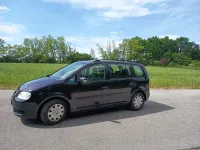 Gebraucht VW Touran 102 PS (75 kW) 2005 Schwarz Van / Kleinbus