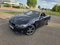 Gebraucht BMW 420 Cabriolet Sport Line 190 PS (139 kW) 2015 Blau Cabrio