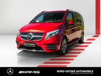 Gebraucht Mercedes V300 Avantgarde Edition 237 PS (174 kW) 2022 Hyazinthrot metallic Van / Kleinbus
