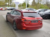 gebraucht Mazda 6 Kombi Sports-Line Automatik SSD Navi Leder AHK