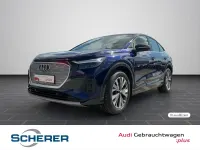 Gebraucht Audi Q4 Sportback e-tron Advanced Plus 219 kW (299 PS) 2023 Navarrablau metallic SUV