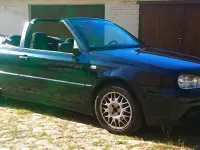 Gebraucht VW Golf Karmann 101 PS (74 kW) 2000 Schwarz Cabrio