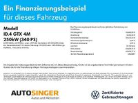 Gebraucht VW ID.4 GTX 250 kW (340 PS) 2024 Grenadillschwarz metallic SUV